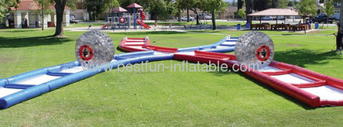 C4 100' Inflatable Criss Cross Collision Course