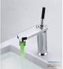 LED single hole basin faucet