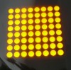 Ultra Bright Amber 2.0&quot; 5mm 8 x 8 dot matrix led display for moving signs,traffic message boards,quene systems