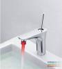 LED single hole basin faucet