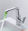 LED single hole basin faucet