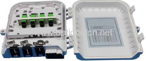 Outdoor 8 fibers FTTx Optical Fiber Termination Box Small Terminal Box FTTH Termination Box