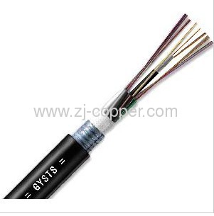 GYTS Armored Single Mode Loose Tube Outdoor Fiber Optic Cable