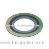 Titanium / Steel Flat Metal Gasket , Spiral Wound Metallic Gaskets