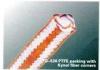 Braided Gland Packing PTFE Packing With Kynol Fiber Corners, Rubber Core