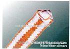 Braided Gland Packing PTFE Packing With Kynol Fiber Corners, Rubber Core