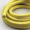 Yellow Aramid Braided Gland Packing For Superheated Steam , Solvents