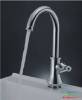 Brass LED kitchen faucet