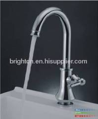 Brass LED kitchen faucet