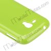 Ultra Thin Glossy Glitter Power Soft Gel TPU Case for Samsung I8262D Galaxy Duos (Green)