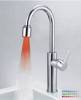 Brass LED kitchen faucet