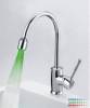 Brass LED kitchen faucet