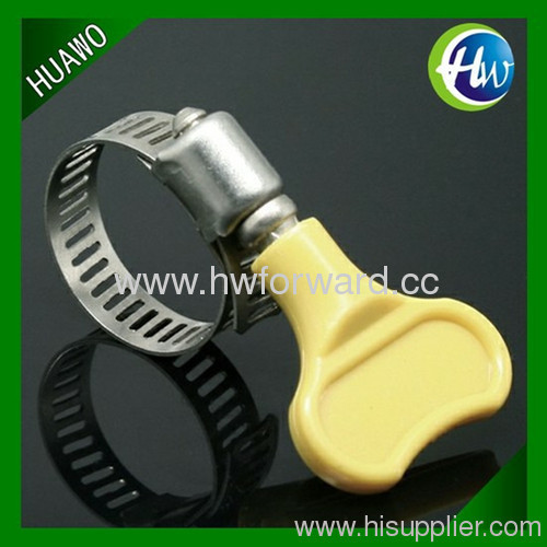 Mini American Plastic Butterfly Handle Hose Clamp