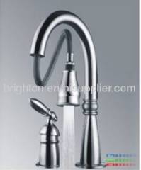 Brass LED kitchen faucet