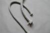 White Square / Round Braided Ropes Ceramic Fiber Products / Textile