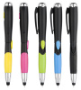 3 in 1 promotional stylus ballpen with lighting