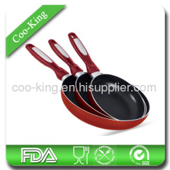 3PCS aluminum fry pan set