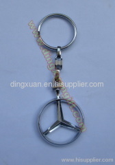 Benz car logo key ring