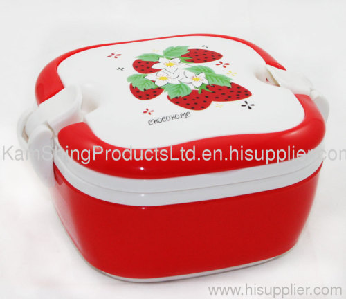 PP lunch box with handle