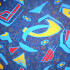 Velvet bus seat fabric