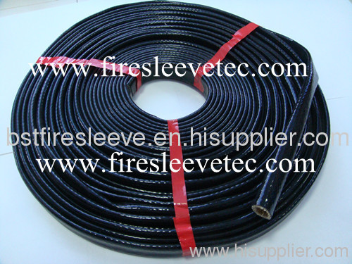 silicone coated fire resistant sleeve