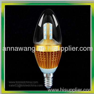 NEW design 5w led candle lamp light samsung chip
