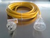 Australian extension cords in transparent