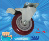 REd Plastic Caster Wheel