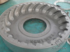 Two piece tire mold