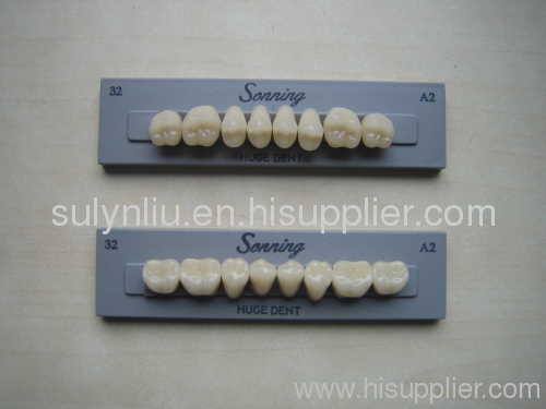 Sonning denture polymer teeth