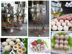 Practical beef , fish , chicken , shrimp ball , and also vegetable ball making machine with stuff in center