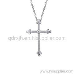 new style cross brass necklace (silver925 is available0