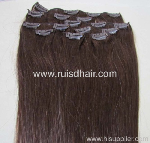 Brazilian remy clip in hair extension