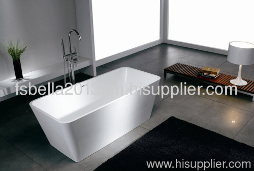 Luxury Solid Surface Contemporary Modern Bathtub, Free-Standing