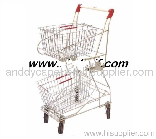 Shopping Basket Holder / Shopping Basket Dolly / Shopping Basket Cart /trolley hinged