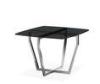 Tempered Glass Sofa Side Tables, Italian Grey Glass Coffee Table