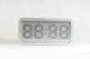 ABS Bedside Dot Matrix Clock , Silvery Smart Mini Pin Clock