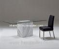 Metal Fabric Dining Room Chair, Modern Upholstered Dining Chairs