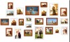 wall picture frame,photo frame wall,wall photo frames,Solid Wood Wall Photo Frame