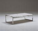 Metal Marble Top Coffee Table Furniture, Elegant Living Room Coffee Tables