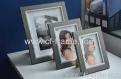 Polystyrene Photo Frame, Plastic Photo Frame, Wedding Gift Item, grey color with silver line, #PS-003