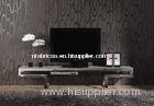Italian Natural Marble Top TV Unit, Modern Tempered Glass TV Stand