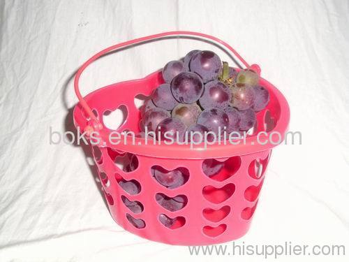 Plastic heart shaped Gift Baskets