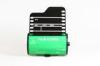 Mini Metal Alarm Desktop Clock , Green Quartz Film Clock