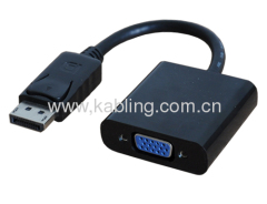 DisplayPort Adapter DP Male to VGA Female 20cm