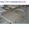 golden yellow granite vanity top