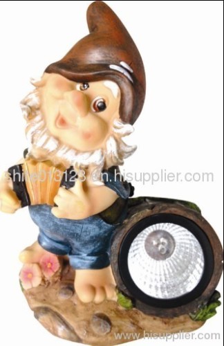 garden gnome solar light