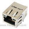 Single Port IEEE RJ45 Right Angle , 10 / 100M Low Profile RJ45 Connector