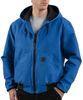 Mens Jacket With Hood , 100% Ring-Spun Cotton Sandstone Mesh Lined