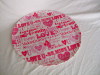 Round Valentine gift Plastic Tray
